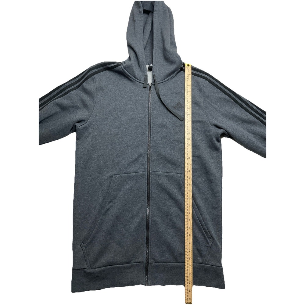 Adidas Men's Grey Full Zip Sweater Size 3XLT - Picture 2 of 7